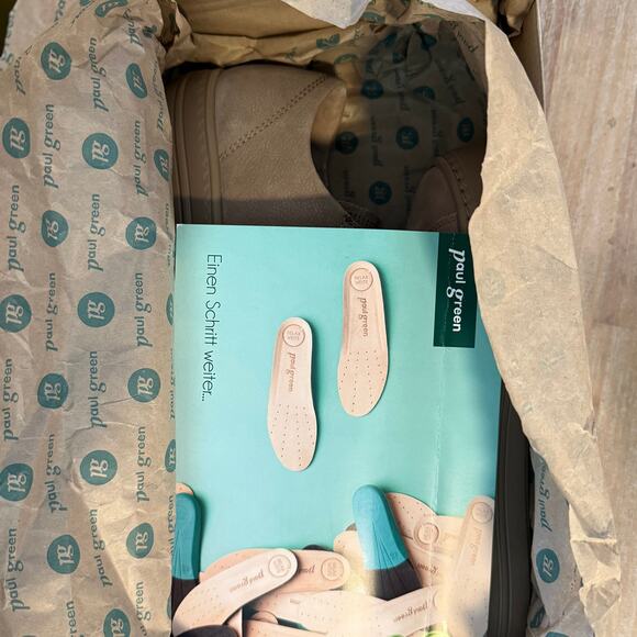 Paul Green Hadley Sneaker 🤎 Alpaca Taupe Nubuck – Size 6.5 – NWT - Picture 8 of 11